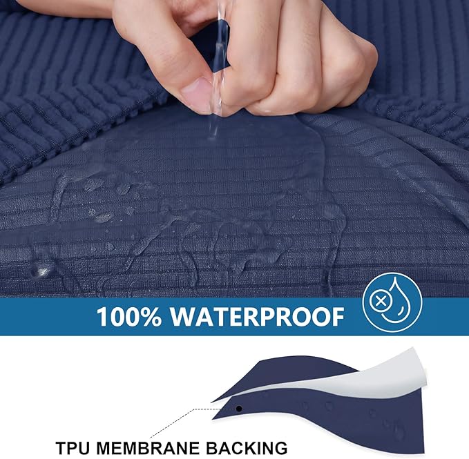 hyha Waterproof Couch Cushion Covers - Image 3