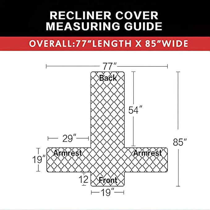Easy-Going Recliner Chair Slipcover Reversible Sofa Cover Water Resistant Couch - Image 5