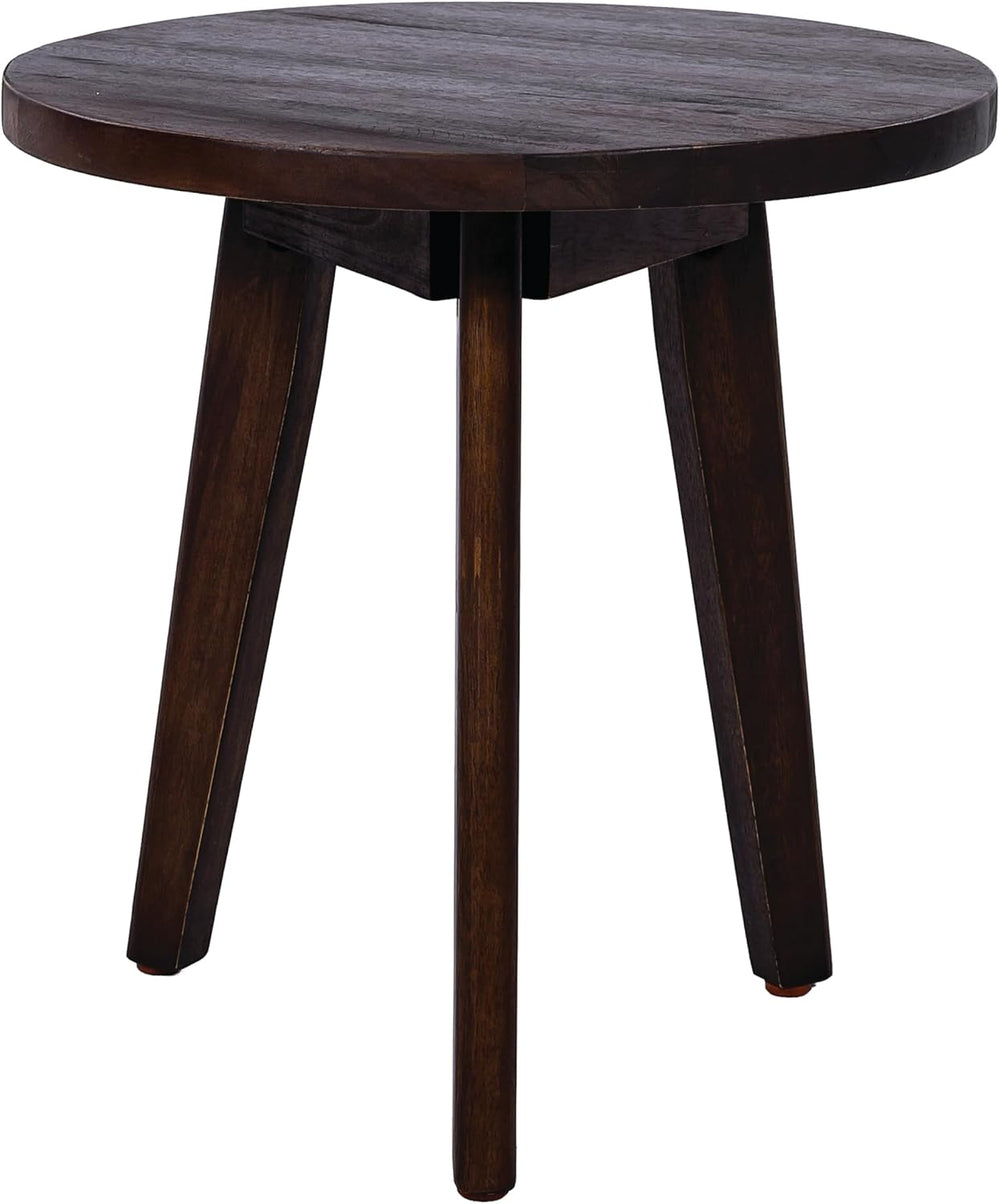 Christopher Knight Home Sante Round Outdoor Side Table, Acacia Wood Small Out...
