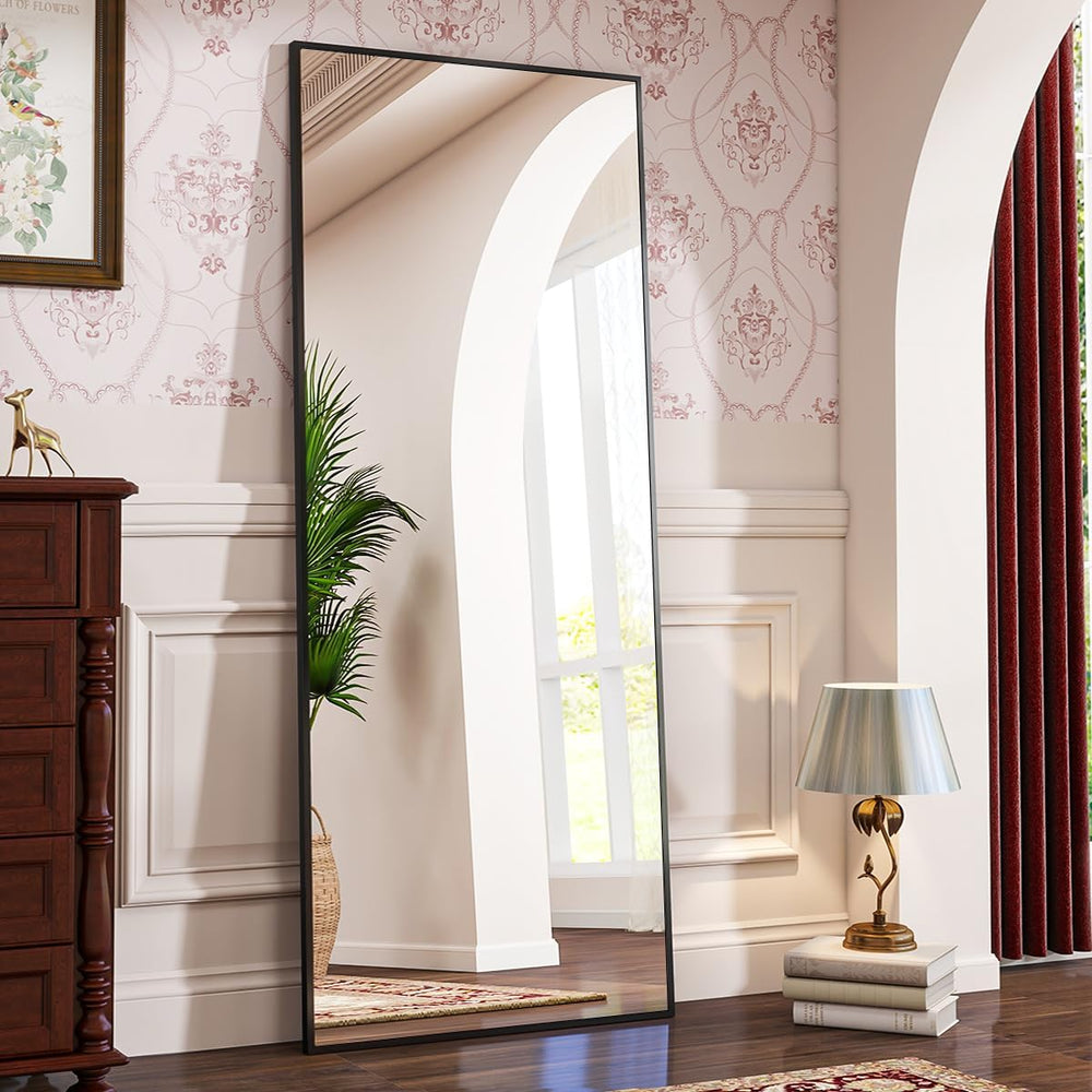 BEAUTYPEAK Full Length Mirror, 71"x26" Standing Hanging or Leaning ...