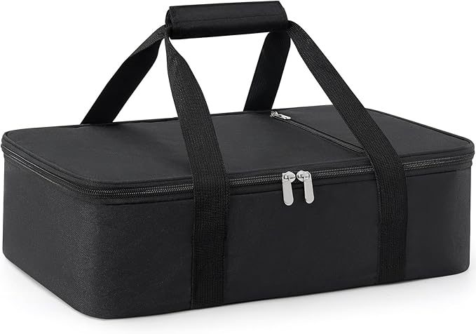 Insulated Casserole Carrier for Hot or Cold Food, Pie Carrier Bag Lunch Bag by MIAOJIE