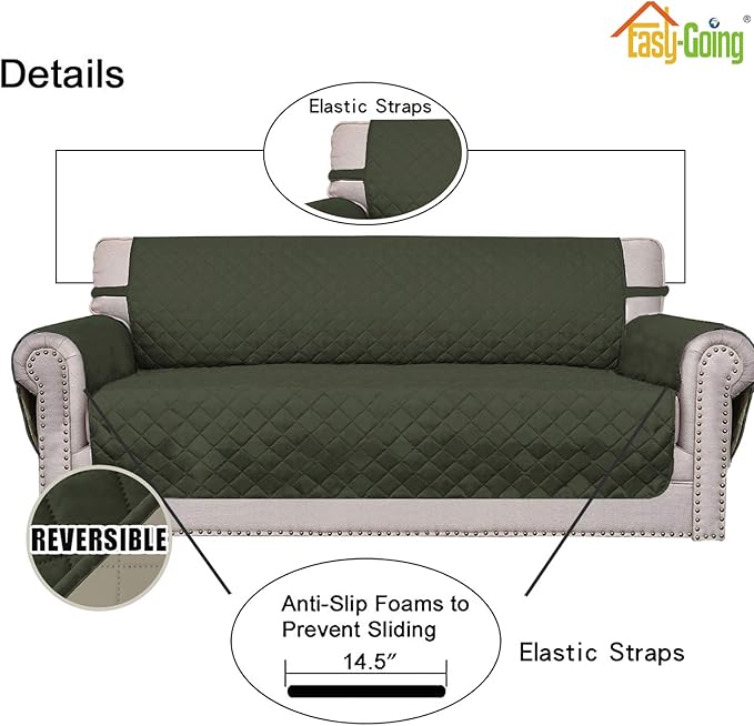 Easy-Going Reversible Couch Cover - Image 3