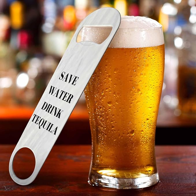 Funny Joke Stainless Steel Bottle Opener Save Water Drink Tequila Flat Beer - Image 5