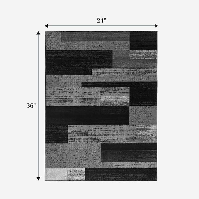 LIANLAM 2x3 Washable Entryway Rug, Non-Slip Indoor Door Mat - Image 2
