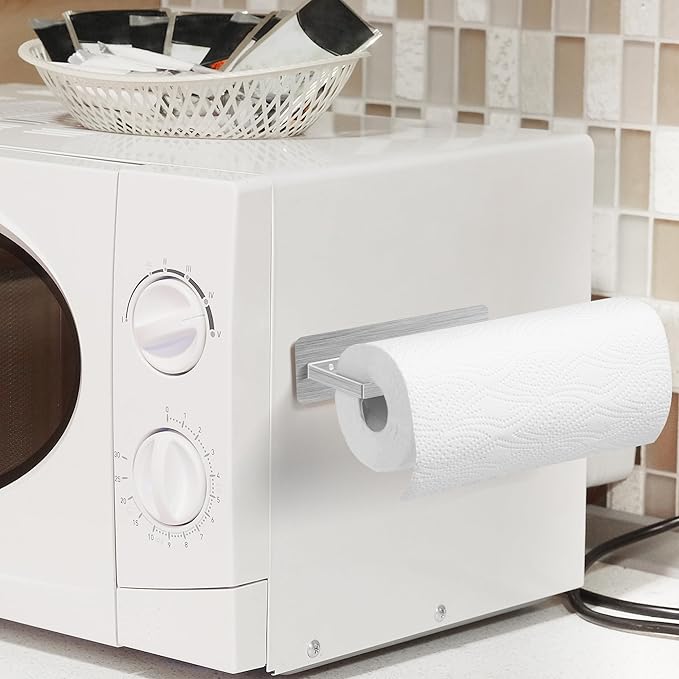 Magnetic Paper Towel Holder, Stainless Steel Paper Towel Holder 12” x 3” - Image 7