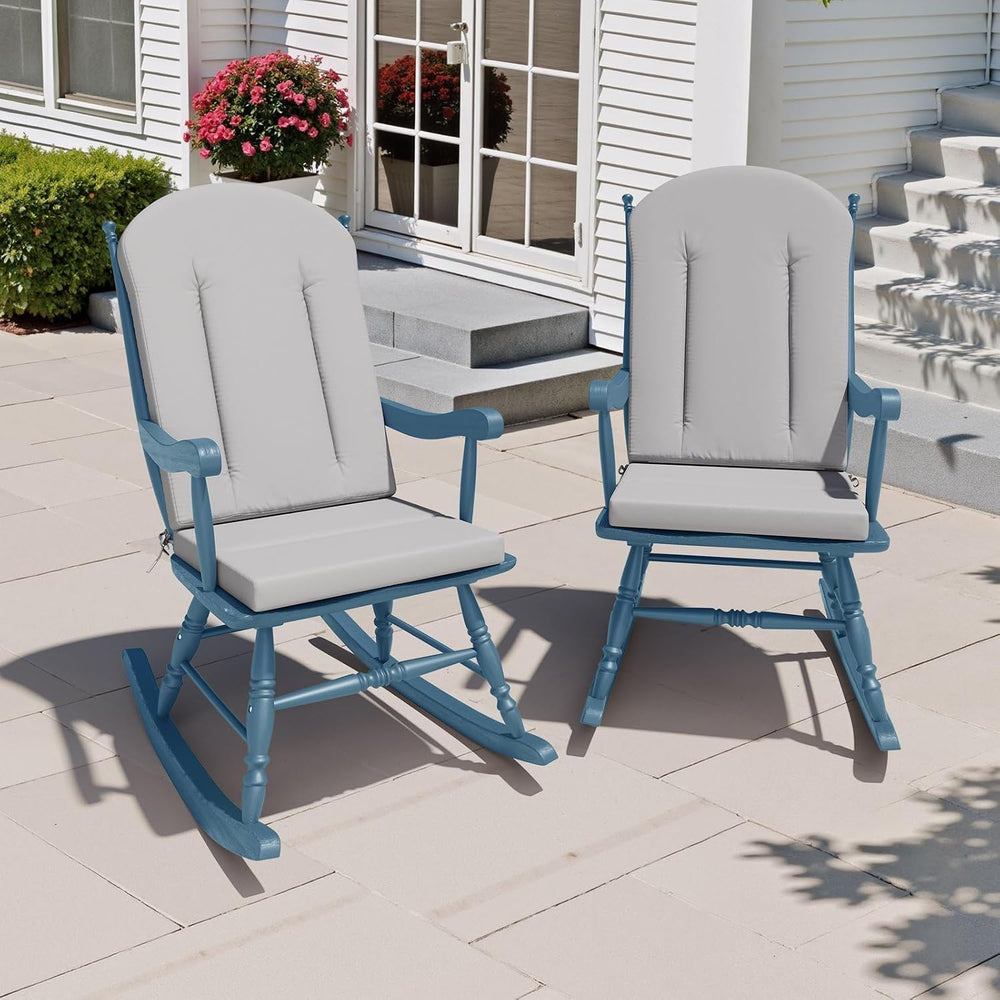 50x19.6 In Adirondack Chair Cushion Set of 2, Outdoor Chair Cushion