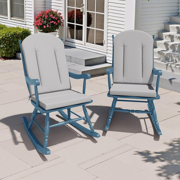 50x19.6 In Adirondack Chair Cushion Set of 2, Outdoor Chair Cushion