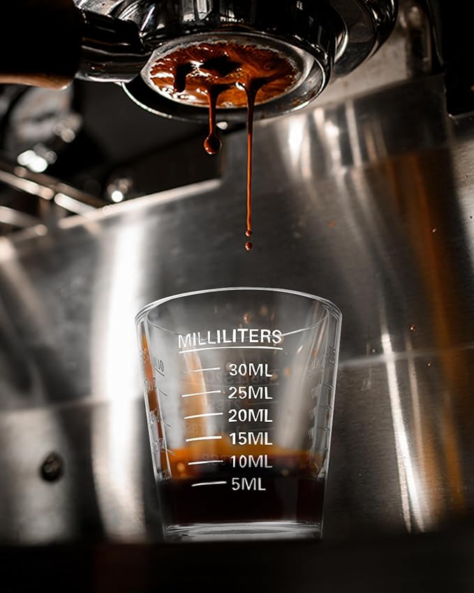 SAIAOKJ Shot Glasses Measuring Cup Set 2PACK Espresso Shot Glasses Liquid Heavy - Image 5
