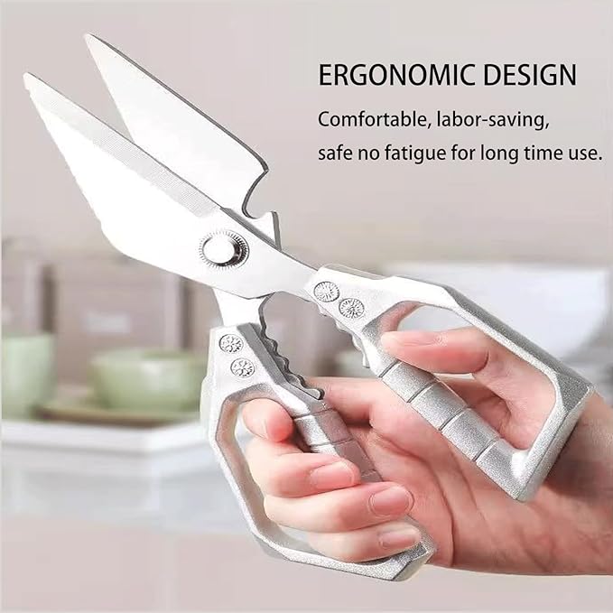 Kitchen Scissors all Purpose, Stainless Steel Kitchen Shears, Meat Scissors - Image 4