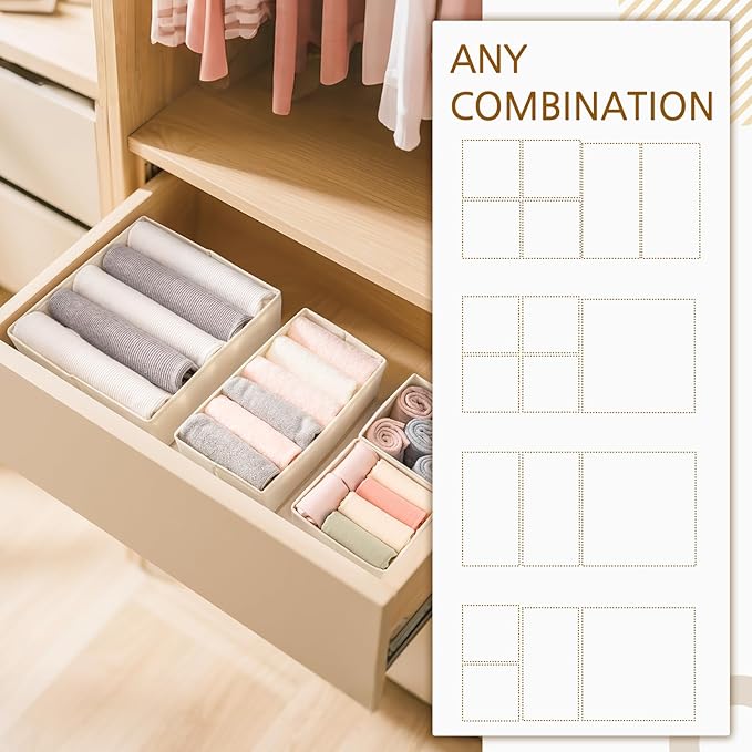 Criusia 15 Pack Drawer Organizer - Image 7