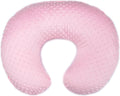 KiddyKlouds Nursing Pillow Slipcover - Breastfeeding Pillow Cover. Minky Fabric (Light Pink)