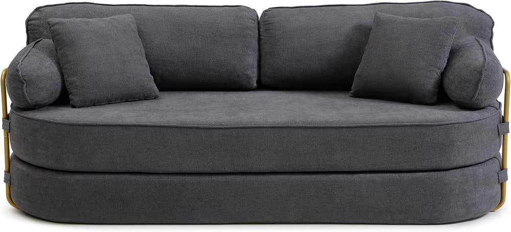 HANXIN 78.3'' Futon Sleeper Sofa Bed, Boneless Couch for Living Room,...