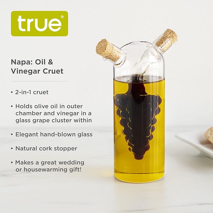True Napa Olive Oil and Vinegar Cruet - Image 2