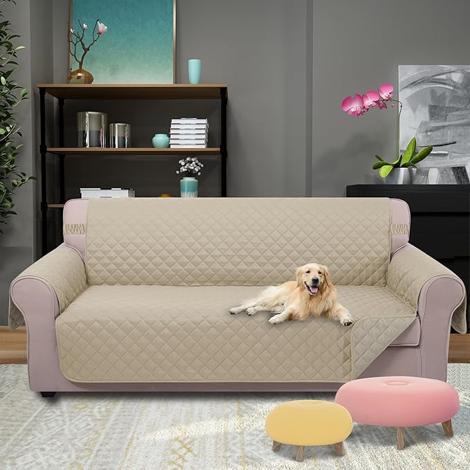 U-NICE HOME Large Sofa Cover Reversible Couch Cover - Image 2