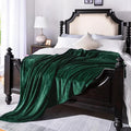 JIAHANNHA Flannel Fleece Blanket Queen Size Green 90 by 90 Inches Blankets by JIAHANNHA