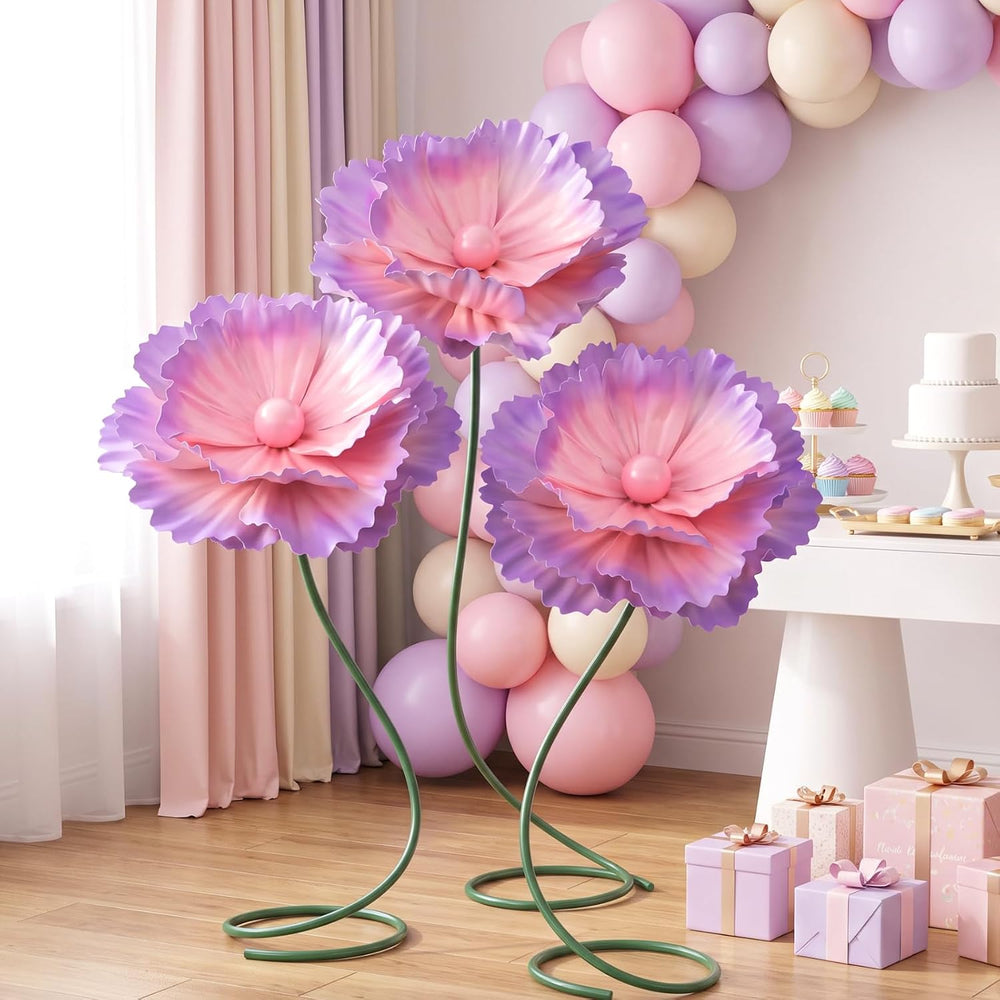 3 PCS 5ft Giant Artificial Flower for Wedding & Birthday Party