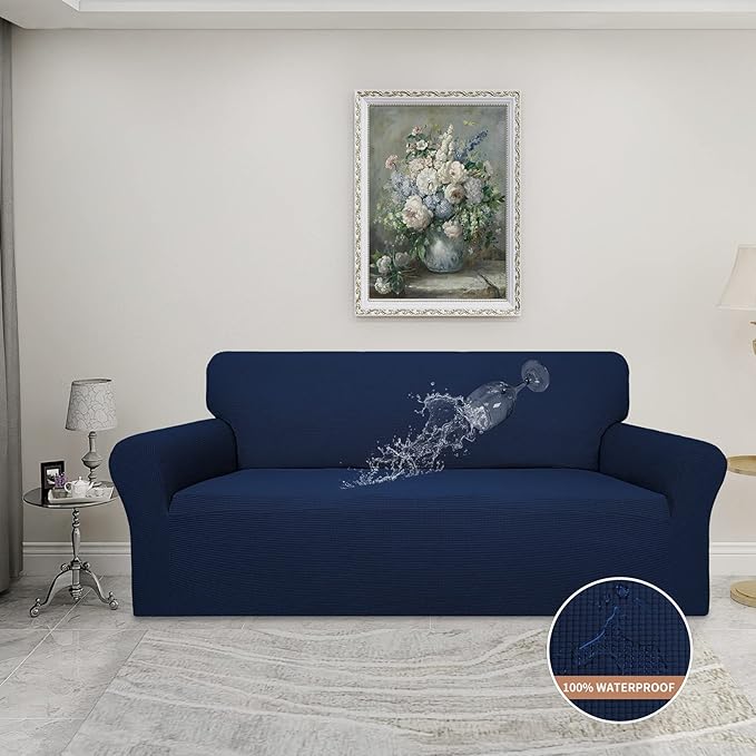 Easy-Going 100% Waterproof Couch Cover, Dual Waterproof Sofa Cover, Stretch - Image 2