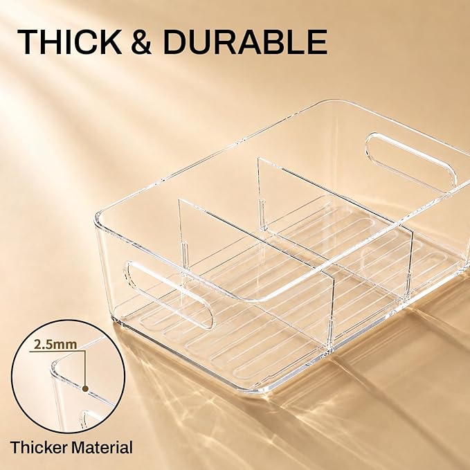 Mpotmiy 6 Pack Pantry Organizers and Storage, Fridge Organization and Storage - Image 4