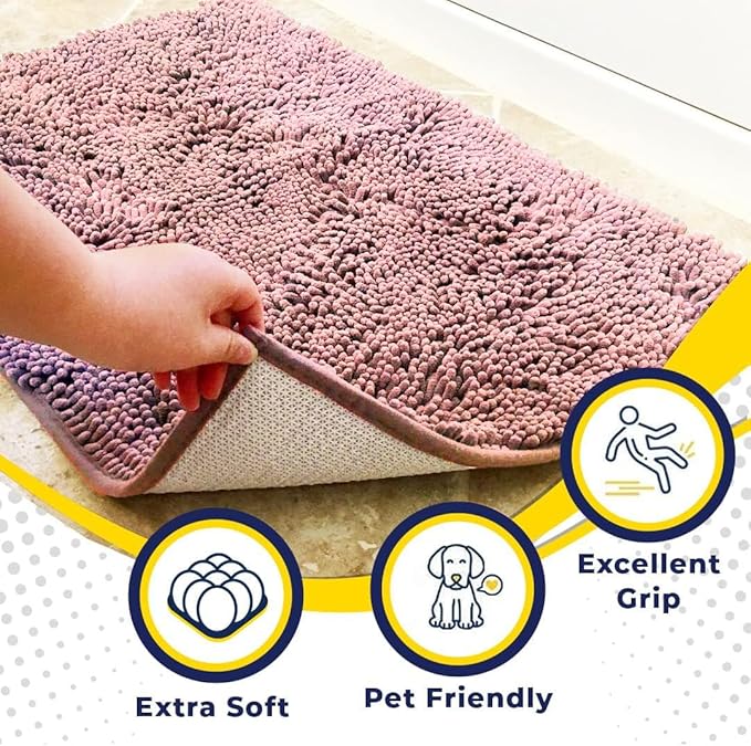 Muddy Mat® | Super Absorbent Door Mat Indoor, Microfiber Quick Dry Chenille - Image 2