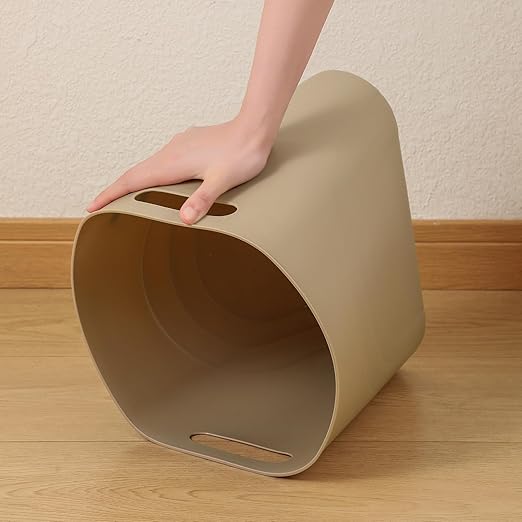 rejomiik Small Trash Can, 3.5 Gallon Slim Garbage Can Plastic Waste Basket - Image 7