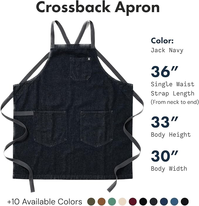 hedley & bennett Crossback Apron - Image 2
