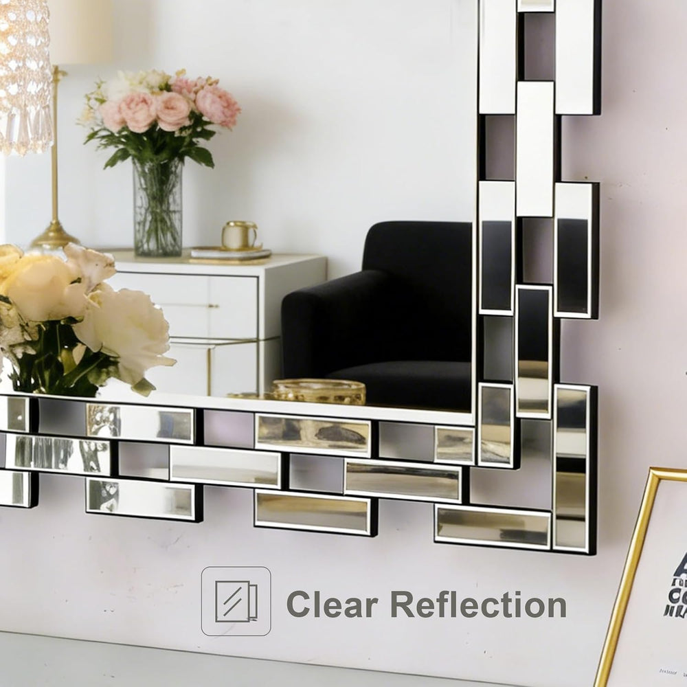 Chende Decorative Mirrors for Wall, 40''X28'' Large Bathroom ...