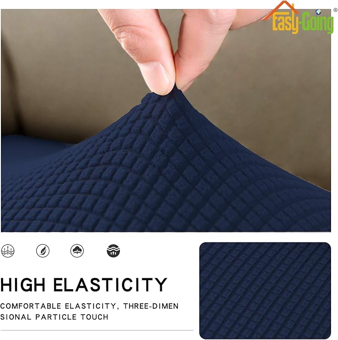 Easy-Going Stretch Loveseat Cushion Cover Sofa Cushion Furniture Protector Sofa - Image 4