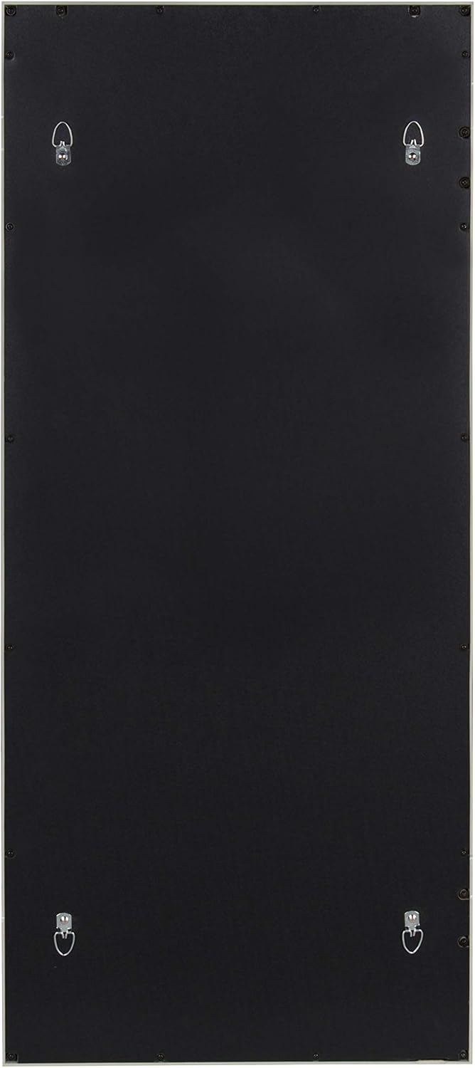 Kate and Laurel Cassat Casual Modern Window Wall Accent Mirror, White