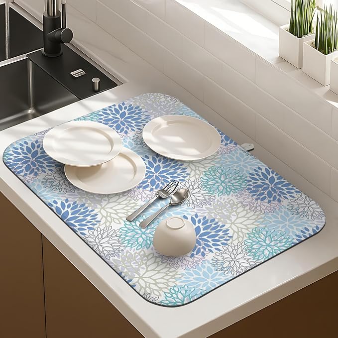 Dish Drying Mat Drainer Pads - Image 3