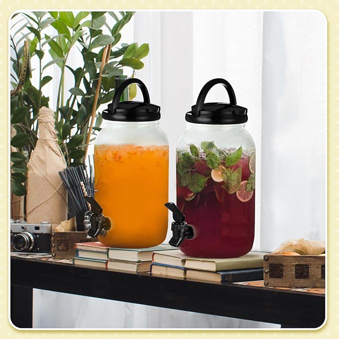 Tanlade 2 Pcs Plastic Drink Dispenser