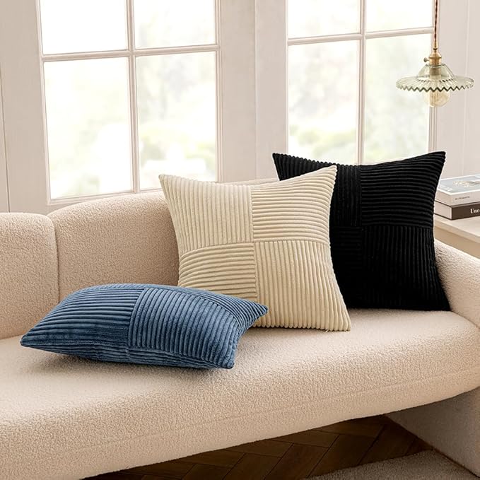 MIULEE Blue Decorative Throw Pillow Covers 18x18 Inch - Image 5