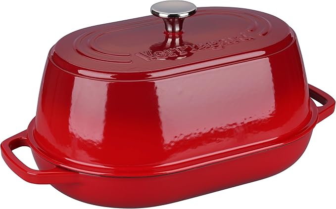VORRINGARD Enameled Cast Iron Dutch Oven Pot