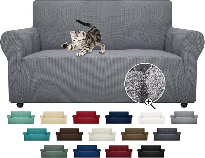 ZNSAYOTX Super Stretch Couch Cover Love Seat Sofa Covers by ZNSAYOTX