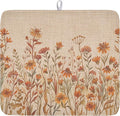 Fall Floral Dish Drying Mat for Kitchen Counter 16 x 18 Inch Autumn Sunflower by Unknown