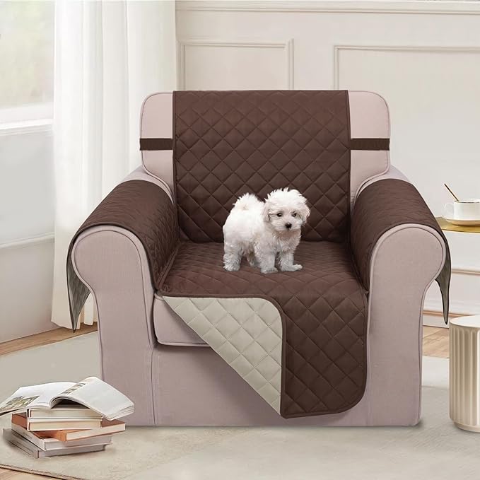 U-NICE HOME Recliner Chair Covers Reversible Chair Cover Pet Covers - Image 2