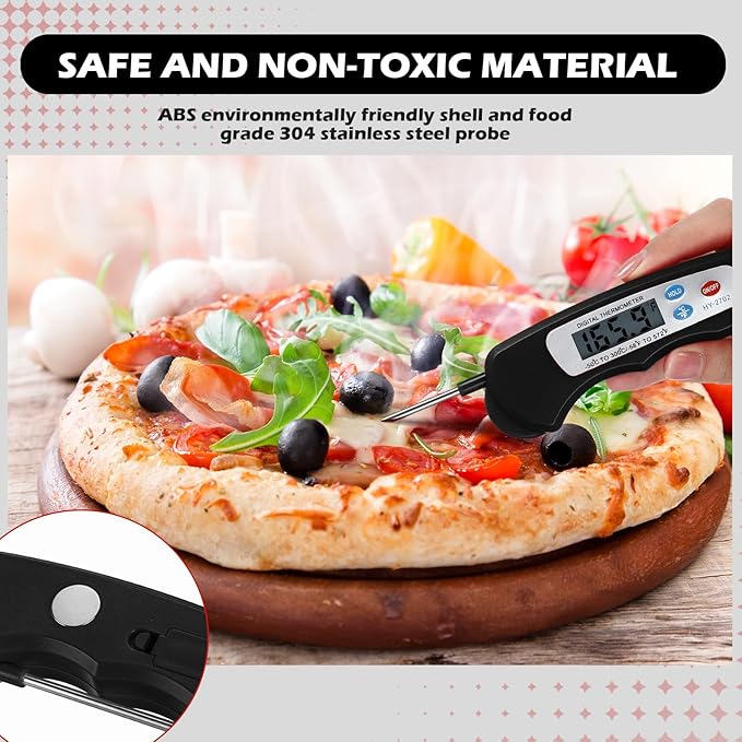 Xuhal 12 Pcs Digital Meat Thermometer