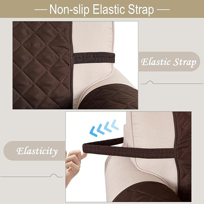 Recliner Chair Covers Reversible Sofa Couch Cover - Image 6