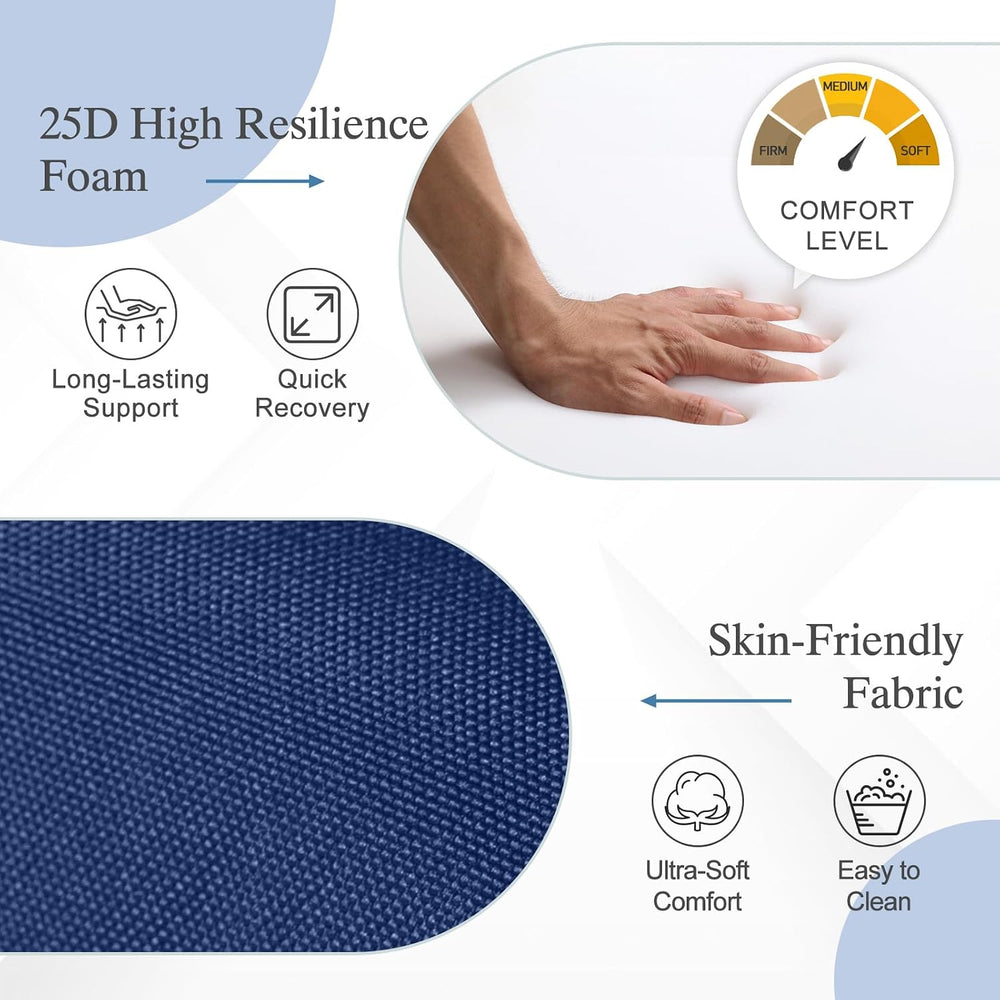 BPS 25 x 25 Inch Outdoor Chair Cushion Set