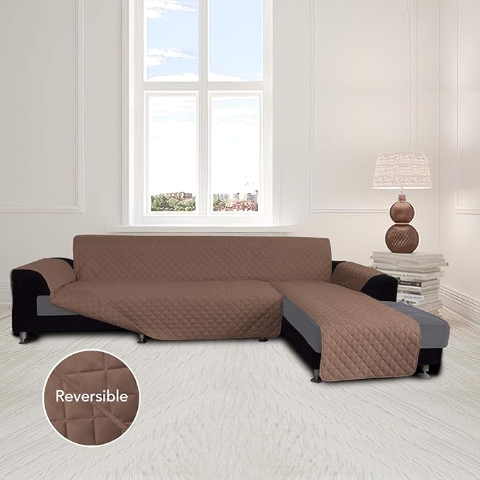 Easy-Going Sofa Slipcover L Shape Sofa Cover Sectional Couch Cover Chaise - Image 2