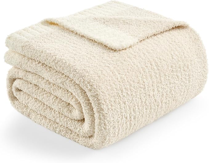Snuggle Sac Buttery Ivory Throw Blanket by SnuggleSac