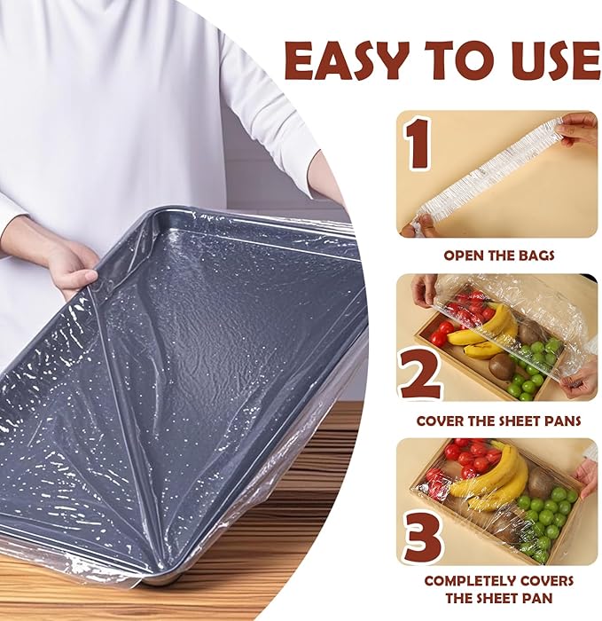 100 Bowl Covers Fits Bowls up to 30", Large Bowl Covers - Image 7