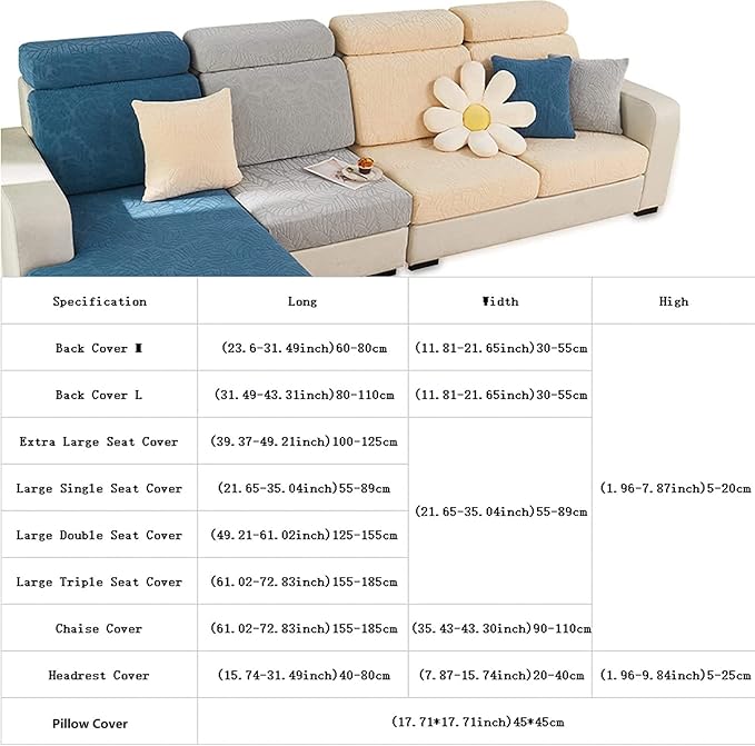 Couch Cushion Covers for Sofa Couch Covers Wear-Resistant Universal Sofa Cover - Image 9