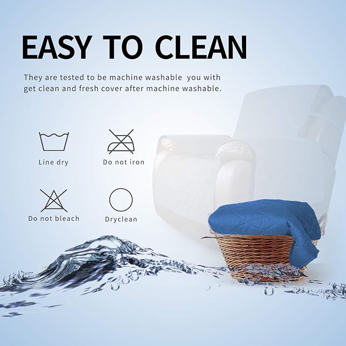 Easy-Going Recliner Sofa Slipcover Reversible Sofa Cover Water Resistant Couch - Image 7