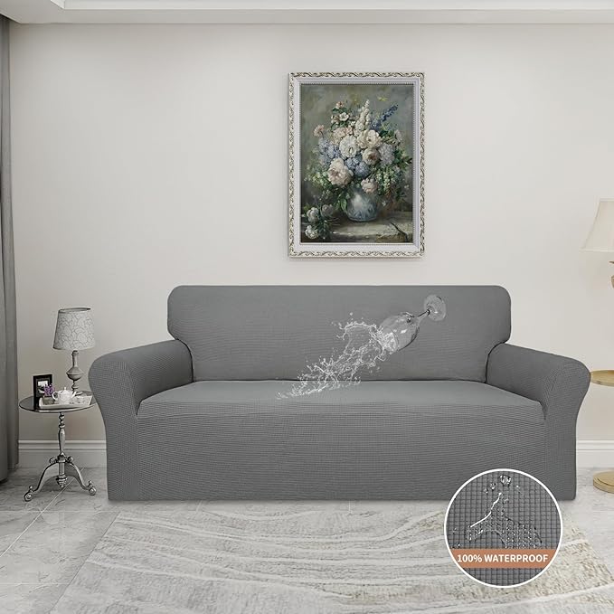 Easy-Going 100% Waterproof Couch Cover, Dual Waterproof Sofa Cover, Stretch - Image 2