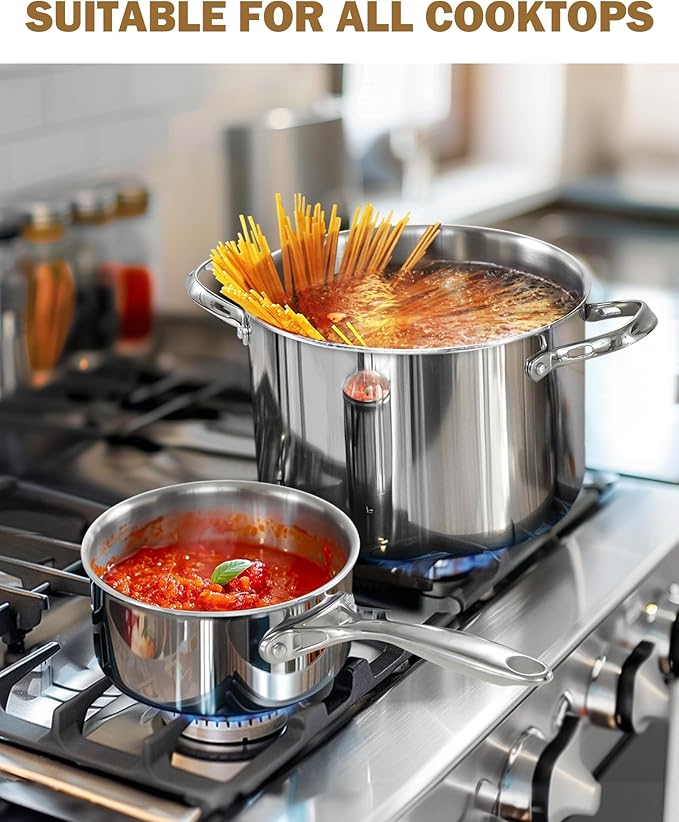 Cooks Standard Stainless Steel Saucepan - Image 3