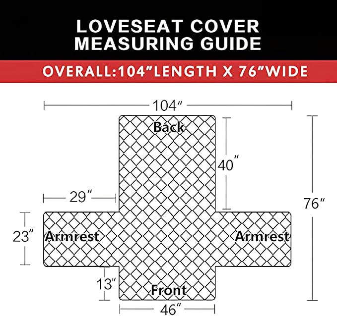 Easy-Going Reversible Loveseat Couch Cover - Image 6