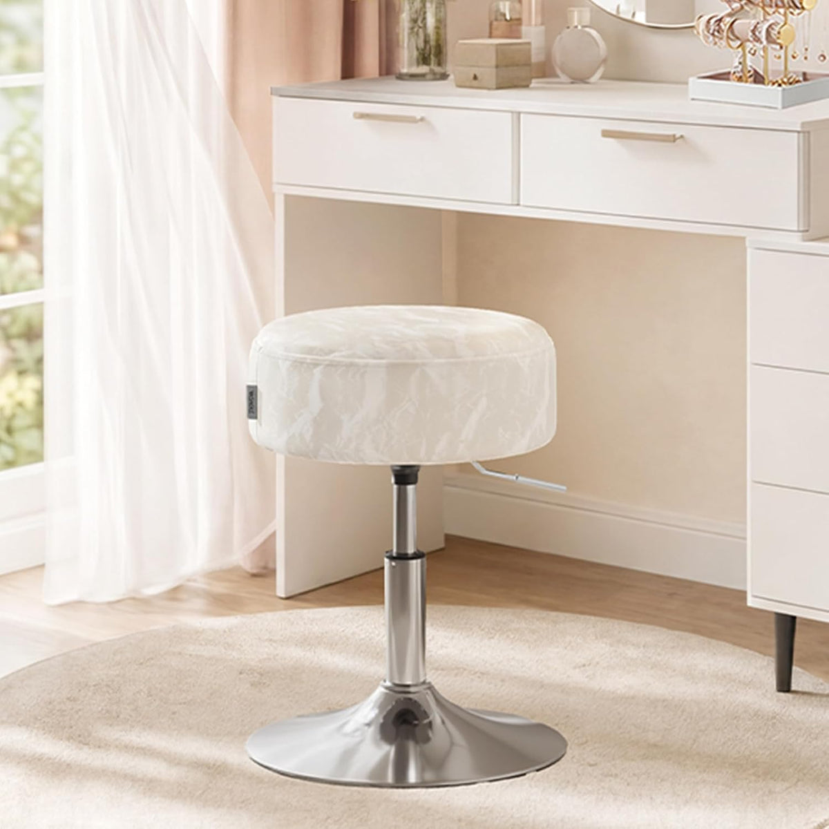 vasagle bar stool set of 1, 360° swivel, main product view