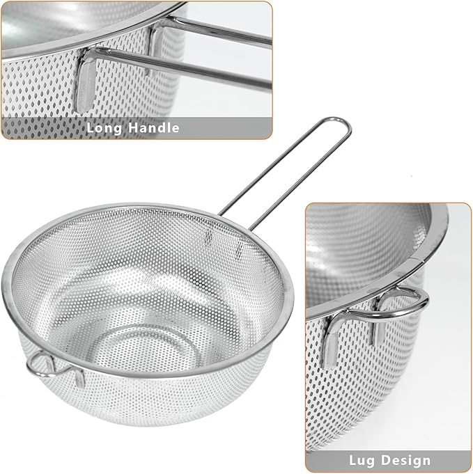 Metal Fine Mesh Strainer and Colander - Image 2