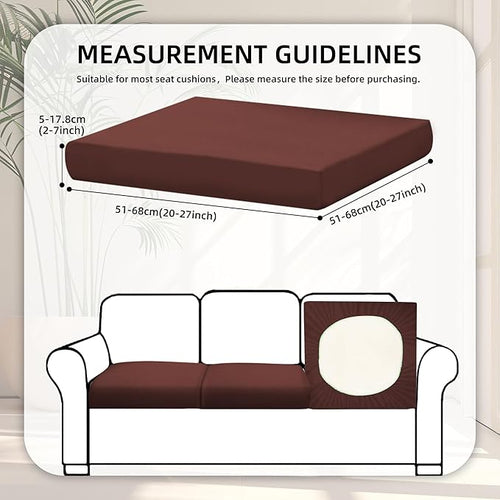 8Pcs Stretch Patio Cushion Covers, Outdoor Couch Covers Replacement, Outdoor - Image 2