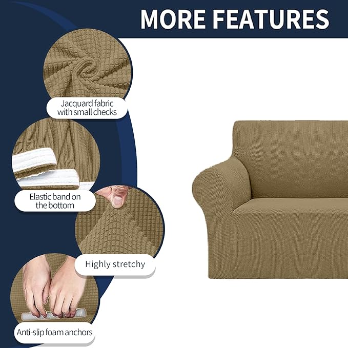 Cupuamon 2026 New Stretch Oversized Sofa Slipcovers Couch Sofa Cover - Image 4